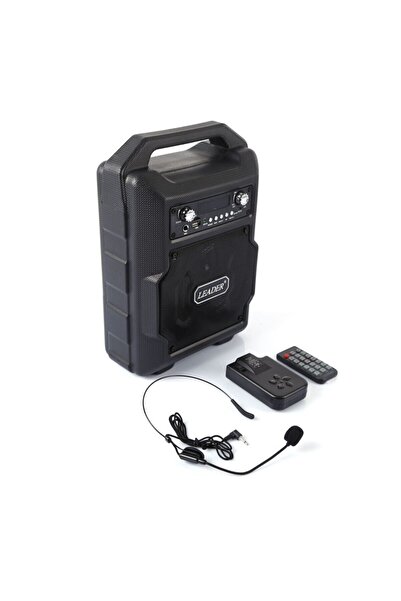 Leader Taşınabilir Toplantı Amfisi Usb Bluetooht Mikrofonlu Mevlit Hoparlörü Ld-198