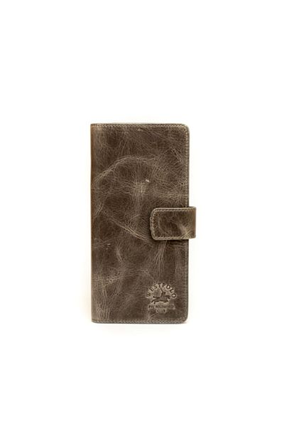Westpolo Γνήσια Crazy Leather Unisex Portfolio θήκη για πορτοφόλι με θήκη τηλεφώνου