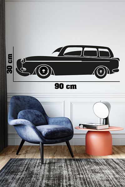 Tilki Dünyası Autocolant negru pentru mașină pentru decorare 7