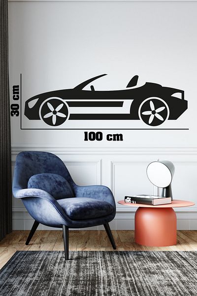 Tilki Dünyası Autocolant negru pentru mașină pentru decorare 8