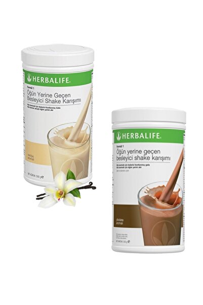 Herbalife Formül 1 Shake Karışım Seti Çikolata + Vanilya 550 gr