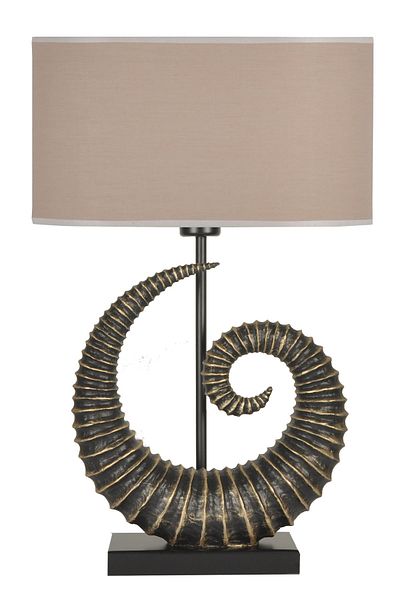 Qdec Modern Design Twist Lampshade Gold Beige