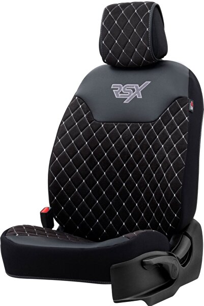 Otom وسادة حماية لمقعد السيارة باللونين الأسود والأبيض من Rsx Diamond