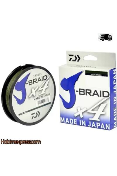 daiwa Jbraid 4b Koyu Yeşil 270 M Ip Misina