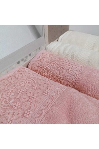 Özdilek Orkide Best Set Хамальний набір Крем-пудра Кольоровий набір рушників для ванної кімнати