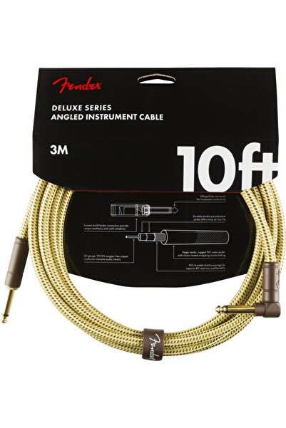 Generic Brand 3 Meter Deluxe Sa Tweed Instrument Cable - Straight/Angle