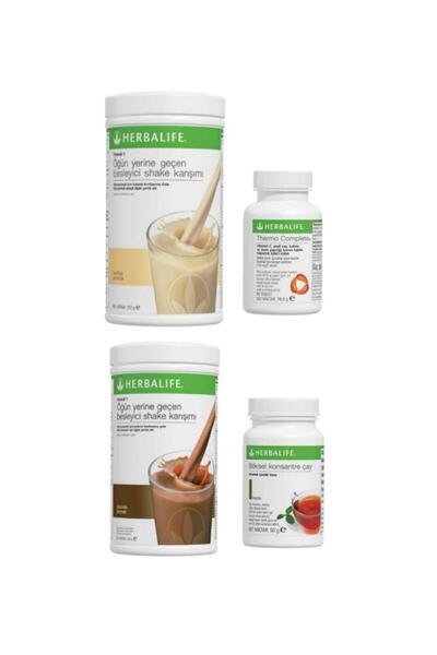 Herbalife Vanilayalı Shake,çikolatalı Shake,termocomplete,klasik Çay 50gr(bir...