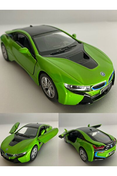 Diecast ,Metal Toy Car Bmw I8 Pull Drop Licensed Model Car