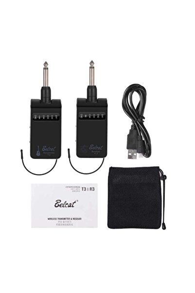 BELCAT T3 R3 Uhf Dijital Profesyonel Kablosuz Enstrüman Alıcı-verici Sistem