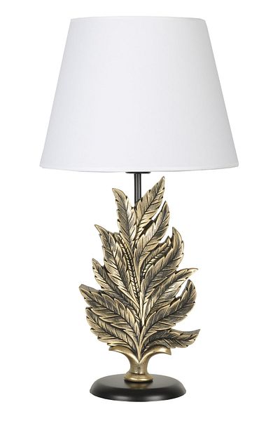 Qdec Gold White Modern Design Leaf Lampshade
