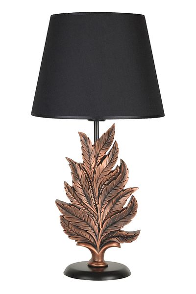 Qdec Copper Black Modern Design Leaf Lampshade