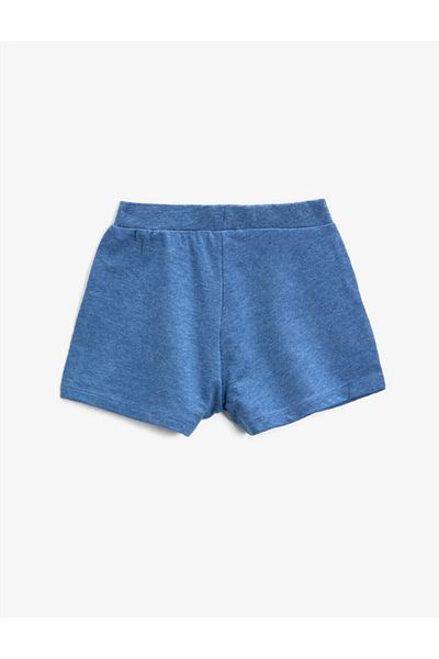 Koton Pantaloni scurți albastru din bumbac unisex copii