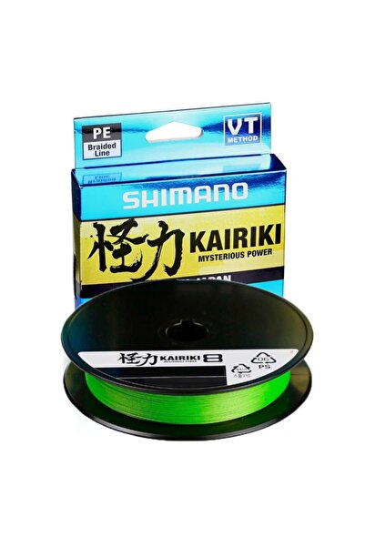 Shimano Рибальська волосінь Kairiki X8 Mantis Green 150 метрів