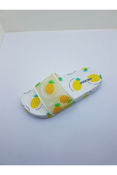 GEZER Papuci pentru copii cu model ananas (TALPA ANTIALUNECARE)cumpara rapid