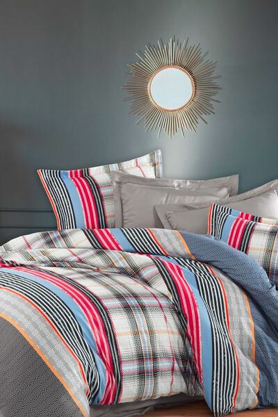 İyi Geceler İstanbul Σετ Παπλωματοθήκης Διπλό Σατέν - Στυλ