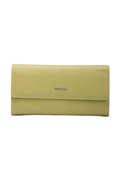 Tergan Genuine Leather Green Leather Women's Wallet S1CB00005719