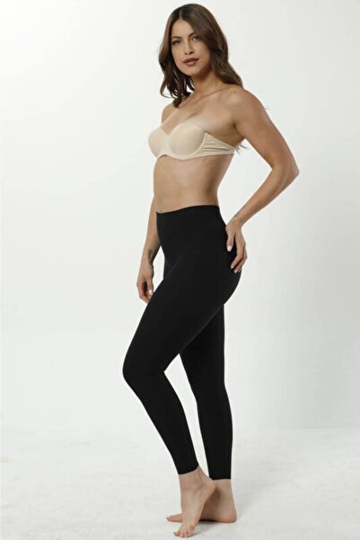 Form Angel Μαύρο γυναικείο κολάν κορσέ χωρίς ραφές κοπής με λέιζερ - Αδυνάτισ...