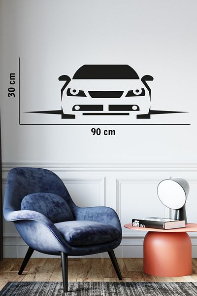 Tilki Dünyası Autocolant negru pentru mașină pentru decorare 9