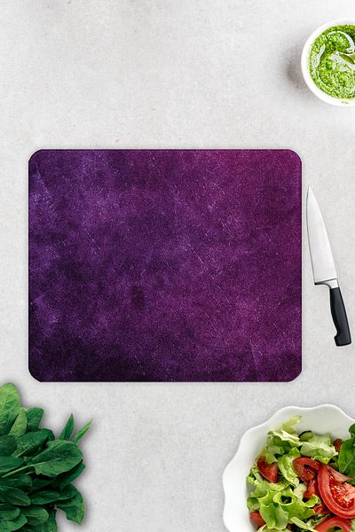 Decorita Purple Tissue |   Glass Cutting Board - Glass Cutting Board |   29cm X 34cm