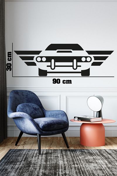 Tilki Dünyası Autocolant negru pentru mașină pentru decorare 14