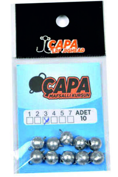 ÇAPA KURŞUN Çapa Mafsallı Kursun 10 Lu Paket - 1 Gr