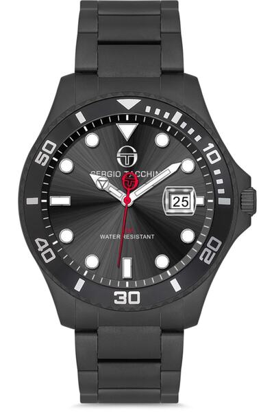 Sergio Tacchini Ceas de mână negru pentru bărbați