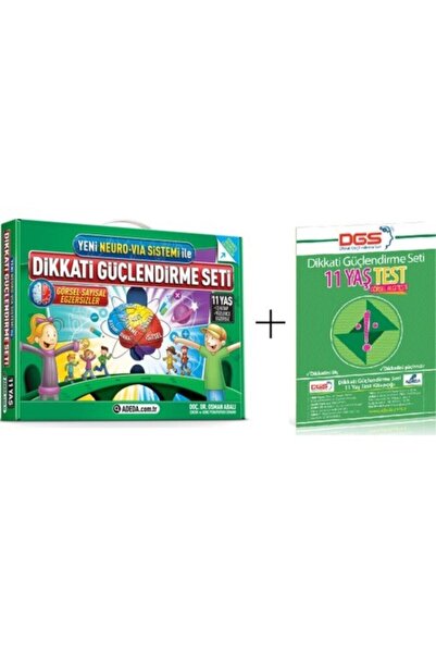 Adeda Yayınları Dikkati Güçlendirme Seti 11 Yaş + Görsel Dikkat Seti