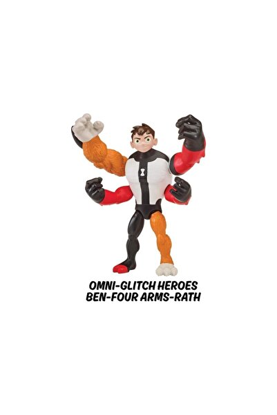 Ben 10 Heroes Ben-Four Arms - Rath Figür Oyuncak Omnı-glıtch