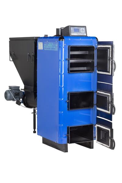 zumrut Isı Ykt 35.000 Kcal/h Helezonlu Kalorifer Kazanı Her Türlü Yakıt Yakma...