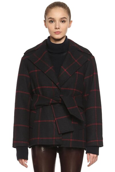 Self Portrait Ekoseli Palto