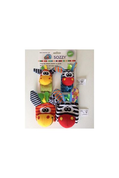 Sozzy Toys Szy101 - طقم جوارب وسوار خشخيشة