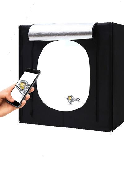 Deyatech Ürün Çekim Çadırı 60x60cm Mini Stüdyo Softbox Stand Kit