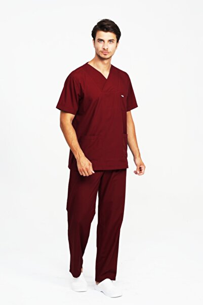 CANDAŞ UNİFORM Erkek Poplin Kumaş Hemşir Alt Üst Takımı 12-19000