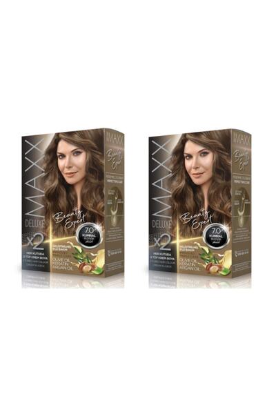 MAXX DELUXE Beauty Expert 7.0 Kumral Saç Boyası 2 Adet