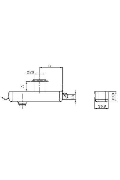 Kale Kilit Black Standard Cylinder Tirated Lock - 157 Hand