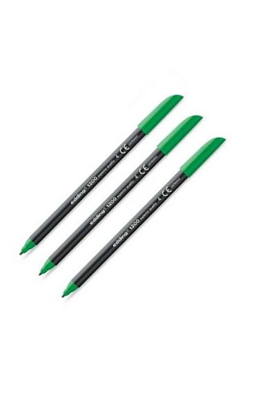 Edding 1200 Graphic PenGreen 3 Pieces
