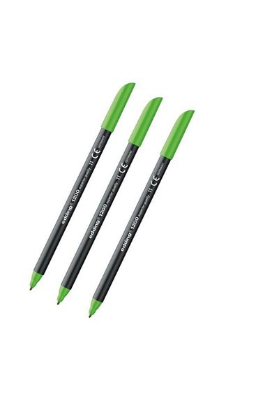 Edding 1200 Graphic PenLight Green 3 Pieces