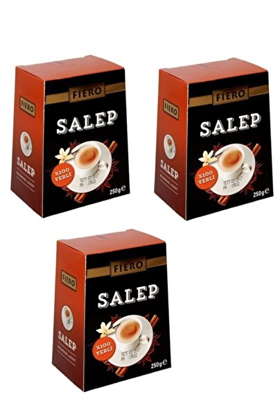 Fıero Fiero Salep 3x250 gr Hava Almayan Özel Paket