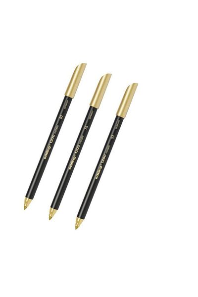 Edding 1200 Graphic Pen Metallic Gold 3 Pieces