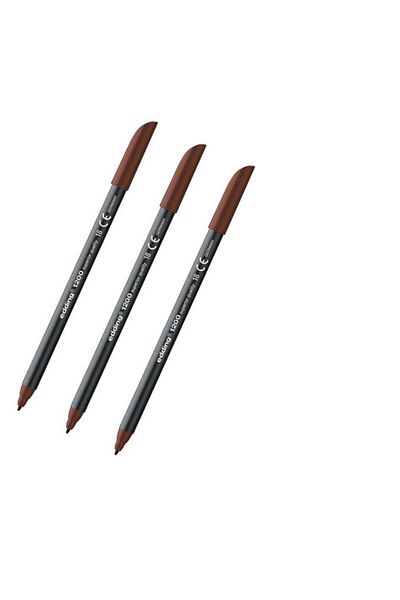 Edding 1200 Graphic PenDark Brown 3 Pieces