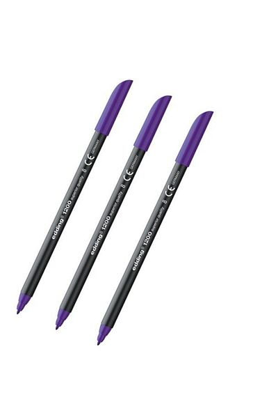 Edding 1200 Graphic PenPurple 3 Pieces