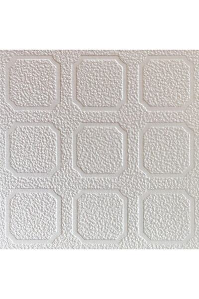 HASYILDIZ Strafor Dekoratif Tavan Kaplama D2 -6m2- 24 Adet Kare Panel