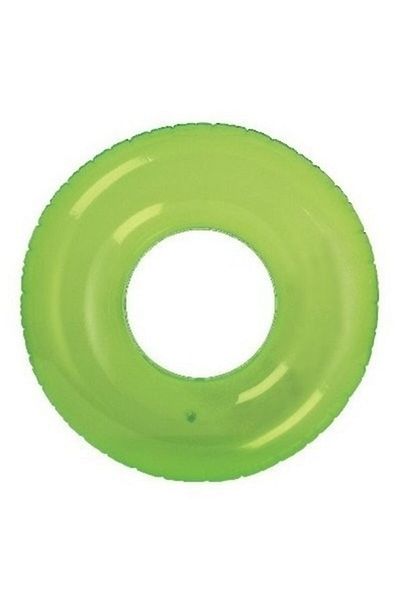 Intex Transparent Jumbo Inflatable Ring 76 Cm Green