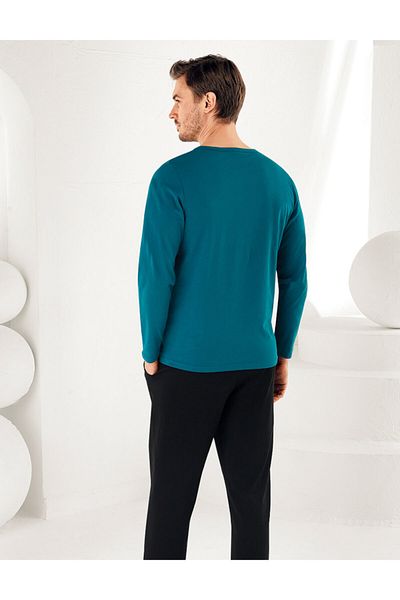 Şahinler Men's Blue Pajama Set Mep25174-1