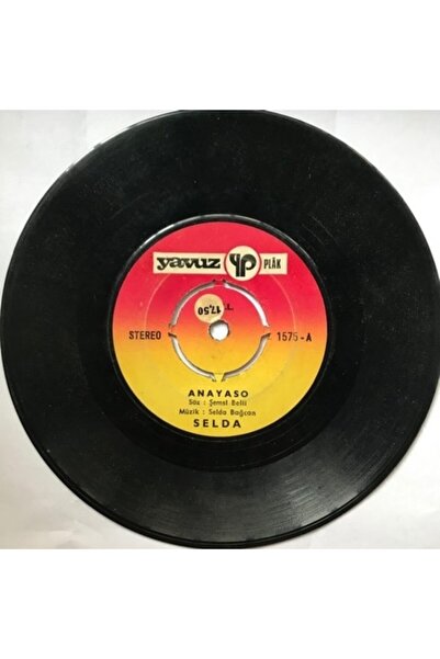 mazi plak Selda Bağcan - Anayaso - Yerli 45'lik Plaklar