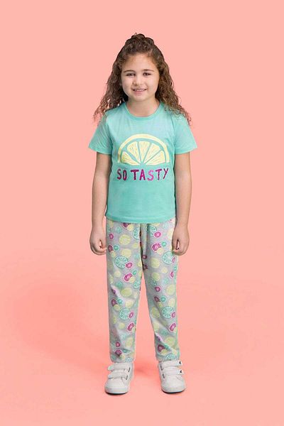 ROLY POLY Girl's Mint Green So Tasty Pajama Set