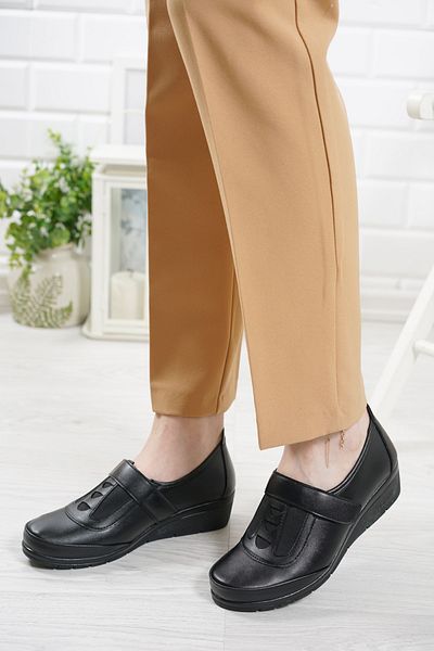 YADE MODA Дамски черни ортопедични обувки за майка