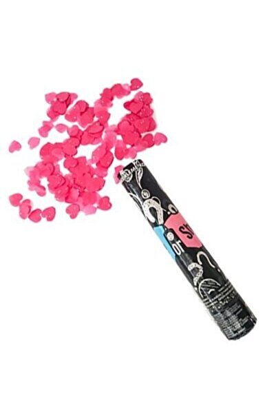 parti sürprizi Pembe Cinsiyet Belirleme Patlayan Konfeti 30 cm