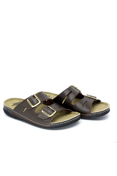 CHOPPER 20634 Brown Anatomic Comfortable Men's Daily Slippers