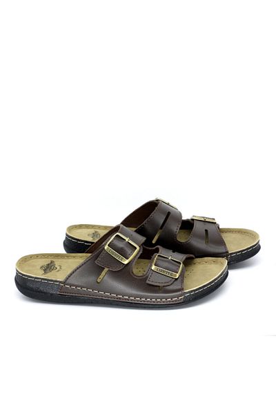 CHOPPER 20634 Brown Anatomic Comfortable Men's Daily Slippers